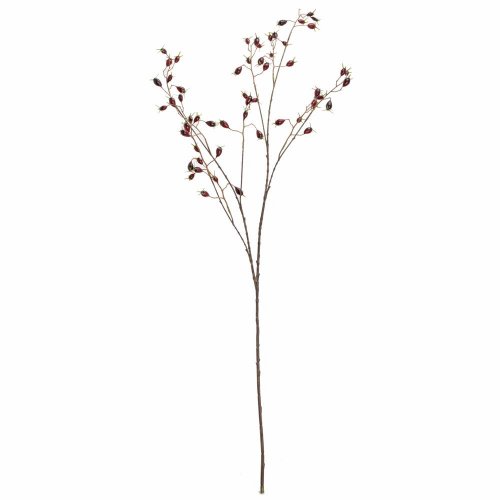 Konár šípky bordové 123cm - Umelé kvety