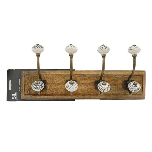 Vešiak retro 4 úchytky