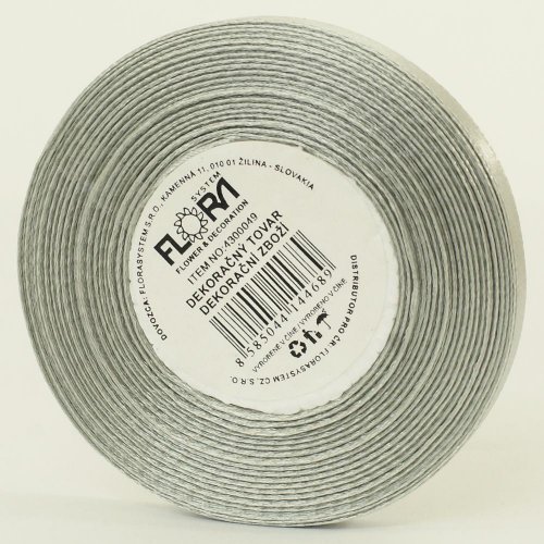 Saten stuha 6mm/20m sivá bl. farba 179