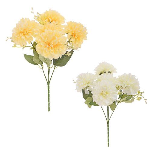 Kytica dahlia x5 33cm mix svetlé 2f