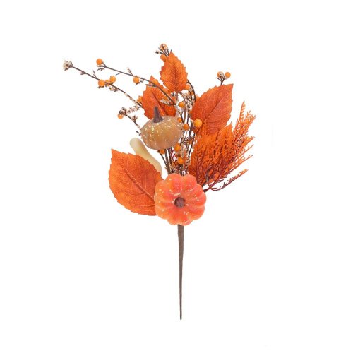 Zápich tekvice or/hn/kr, lístie 35cm - Lampáše