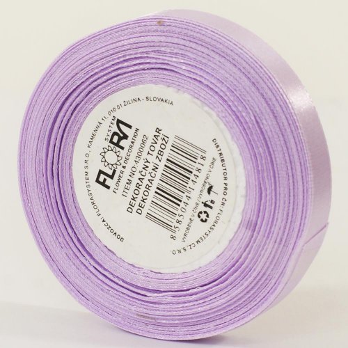 Saten stuha 10mm/15m fialová bl. farba 044