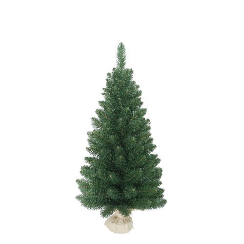 Vianočný stromček zaťaž. smrek v jute 90cm