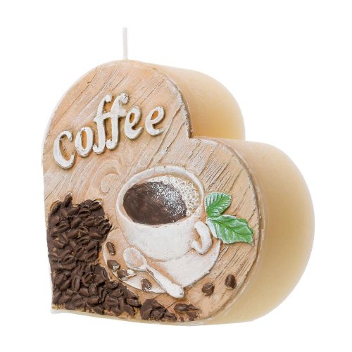 Káva nová srdce krém 10cm