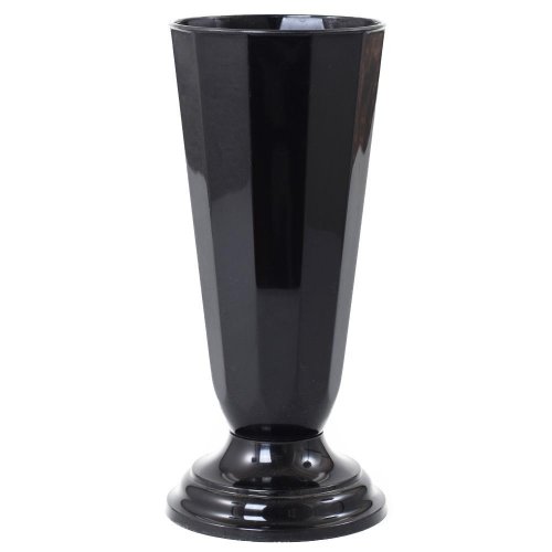 227 váza švéd.19 čierna /19xv47cm/