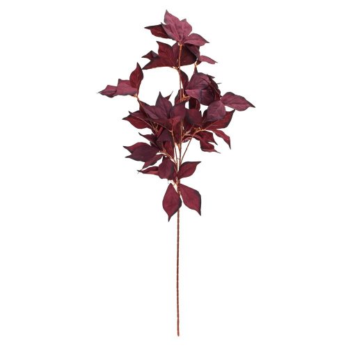 Konár listy bordové 84cm