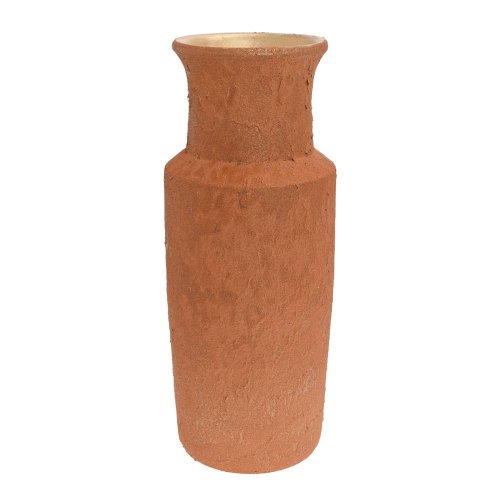 Váza s terakota matná s trbliet hnedá pr.15/v40cm