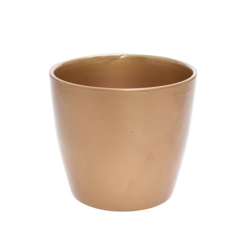 Obal ker. hladký zlatý oro 28xv23cm