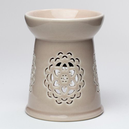 Super cena aroma lampa mandaly svet. hnedá porcelán 13cm