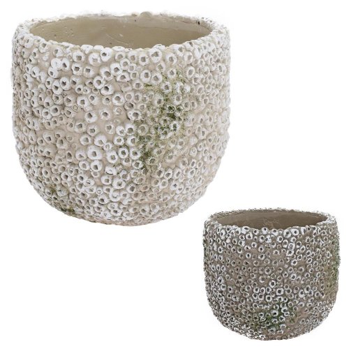 Obal cement koral mix farba 17x17xv15cm