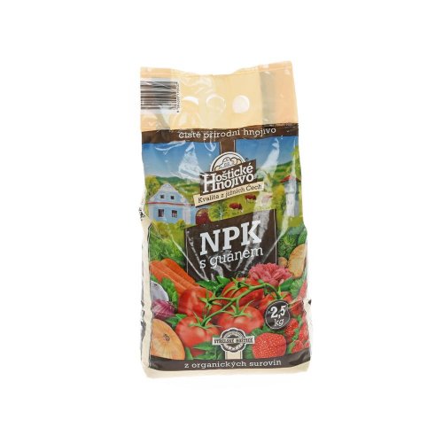 Hoštické npk s guánom 2,5kg 250/p.
