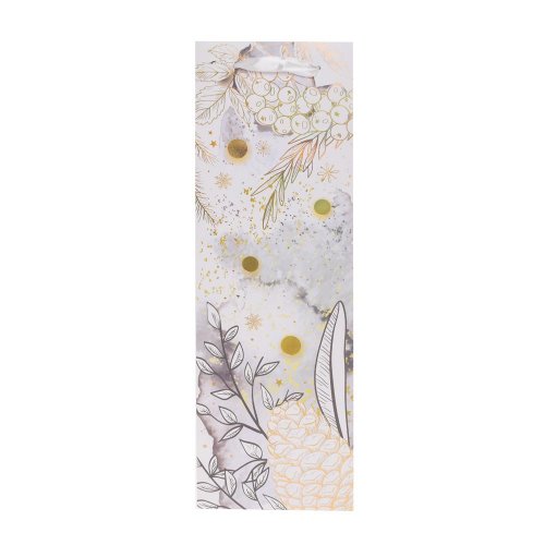 Agb2018604 taška darč. v37x12+10cm golden moment bottle