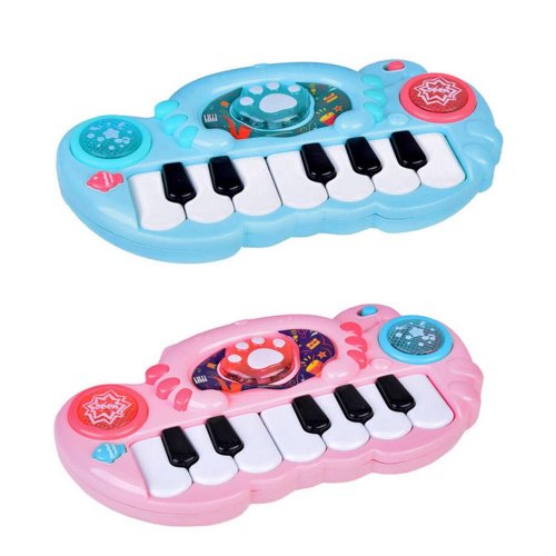 Klavír, interaktívna farebná hudobná hračka,22 x 12 x 3,5 cm