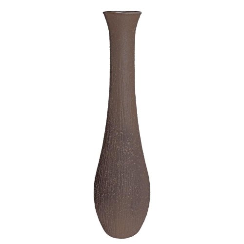 Váza mica decorations dix z recyklovaného skla hnedá - v99xh25cm