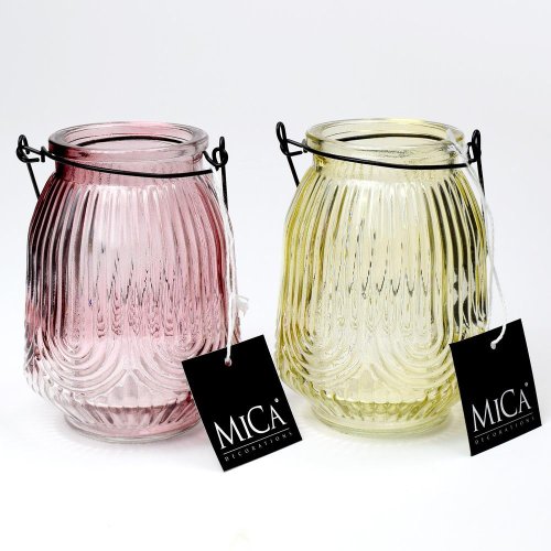 Lampáš na čajovú sviečku mix4 v12,5xh8,5cm