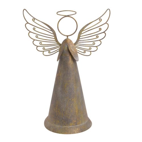 Anjel sivo/zla plech 25,5*18,5*10,5cm
