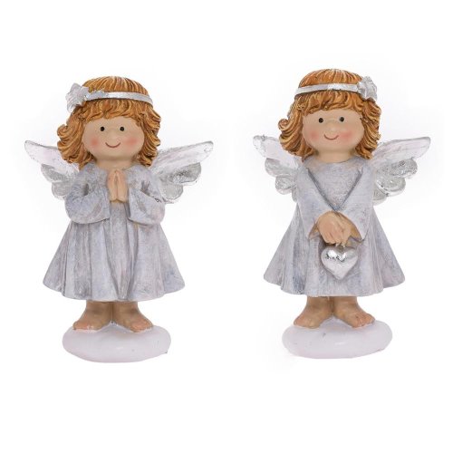 Anjel siv/str mix/2 poly 7*4,5*10cm