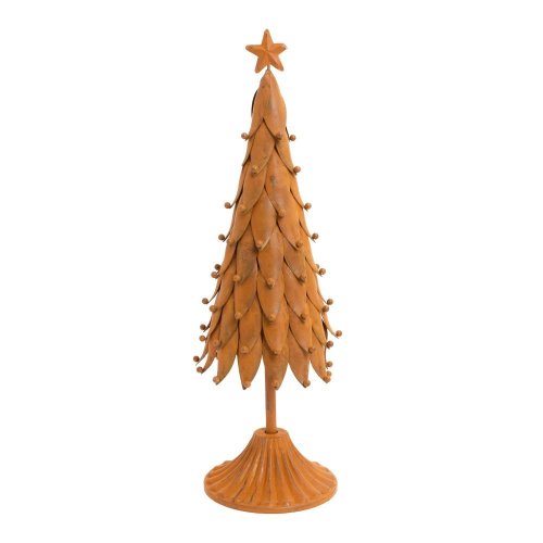 Stromček medený plech 36*11,5*10,2cm
