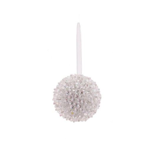 Záves guľa perlová 20*9*9cm - Vianočné dekorácie a ozdoby