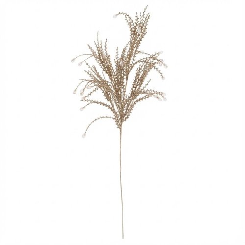 Konár tráva šampaň, kryštáliky 75cm