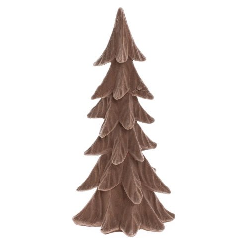 Stromček hnedý poly 12*9*27cm - Vianočné dekorácie