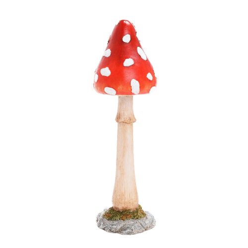 Muchotrávka červená poly 14,5*14*46cm - Vianočné dekorácie