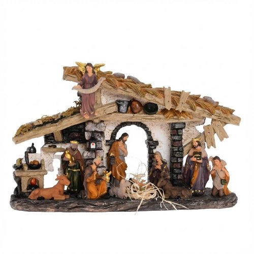 Betlehem poly 33,5*9,8*20,5cm - Vianočné dekorácie