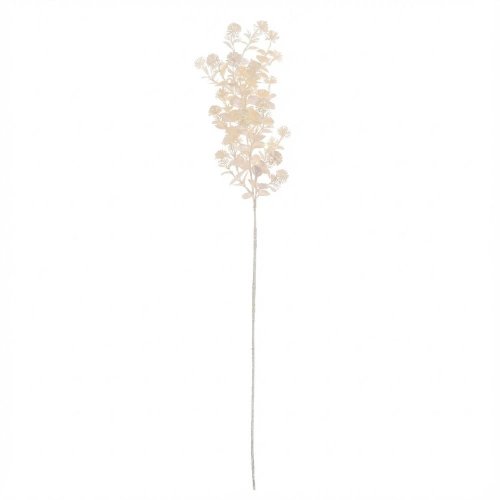 Konár bodliak biela perleť 70cm - Umelé kvety