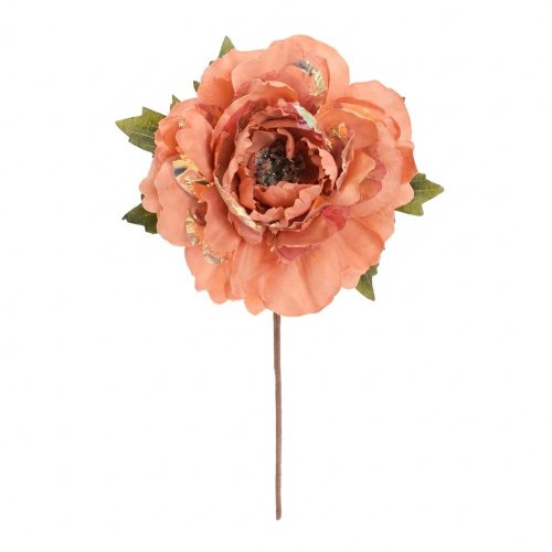 Ks pivonka oranžová/metal 32cm