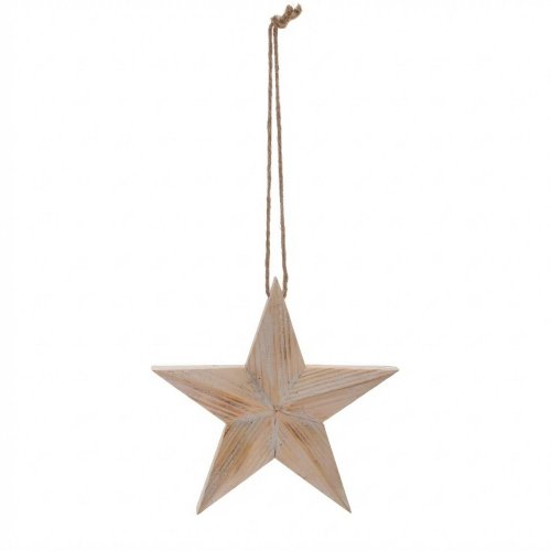 Záves hviezda bie/zla plech 20,5*2,5*19,5cm - Vianočné dekorácie a ozdoby