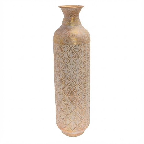 Váza ornament bie/zla plech 20*73,5cm - Vianočné osvetlenie