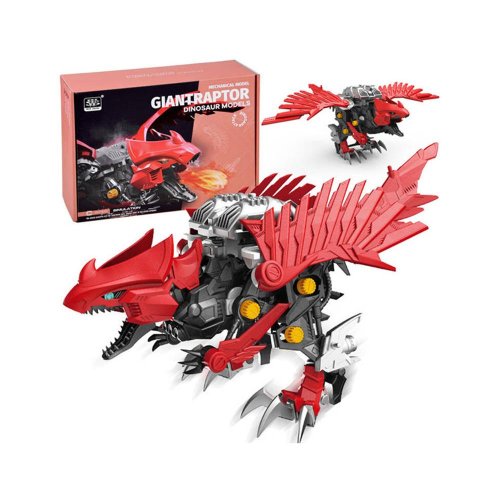 Skladací pohyblivý model dinosaura raptor