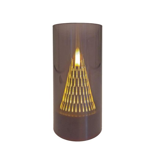 Svet.led valec 76/150 biely,plameň bie/148