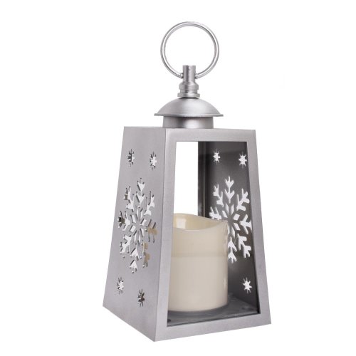 Lucerna led zimná silver