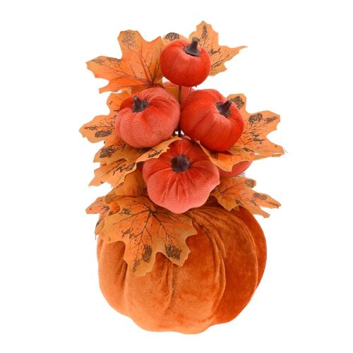 Tekvica ozdobná čer/ora 25cm