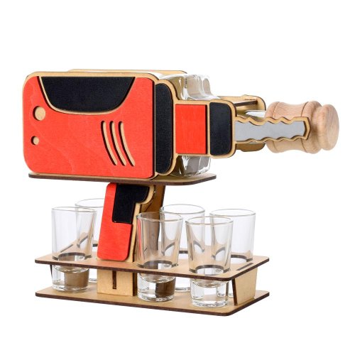 798 vrtačka sklo/drevo 25cm