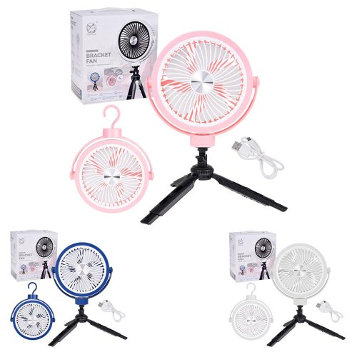 Bezdrôtový usb ventilátor silent desk clip, 3 x air