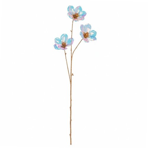 Ks magnolia metalová 80cm - Vianočné dekorácie a ozdoby
