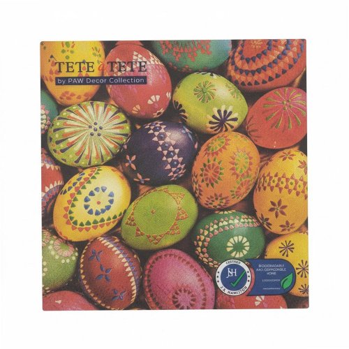 Tl128400 servítky 33x33 cm/20ks/3vrst. eastern wax eggs