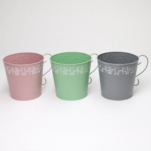 Obal s uchom kov mix 3f ornament v:16,5x18cm