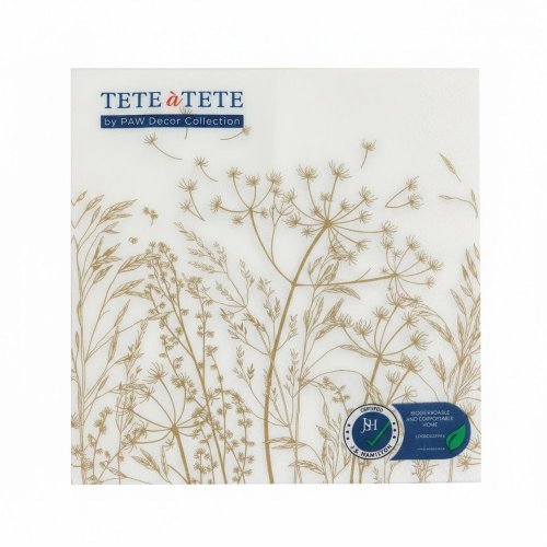 Tl129200 servítky 33x33 cm/20ks/3vrst. seamless meadow