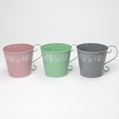 Obal s uchom kov mix 3f ornament v:13x15cm