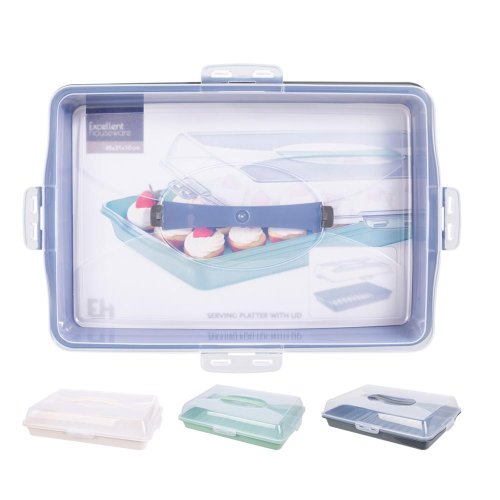 Misa z vrchnákom servírovacia na tortu /pp/