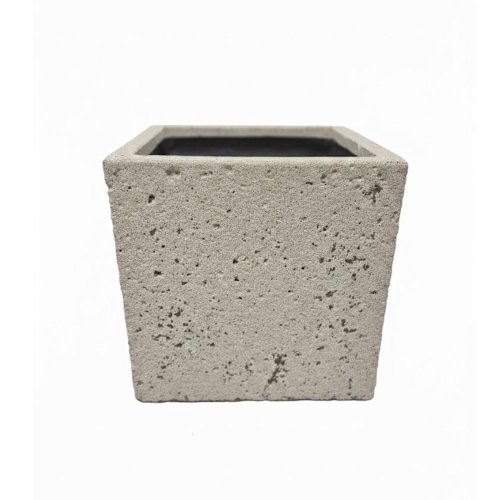 Kv-42 kvetináč umelý kameň granite kocka pieskový 40x40x40