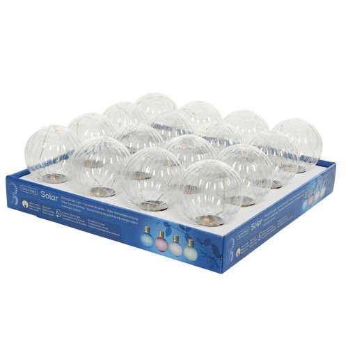 Solárna žiarovka plastová transp. ww 8/ v11cm