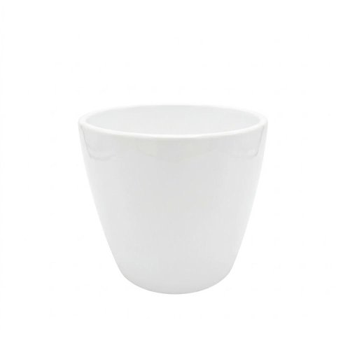 Obal biely kónický lesk. 17.5xv15cm