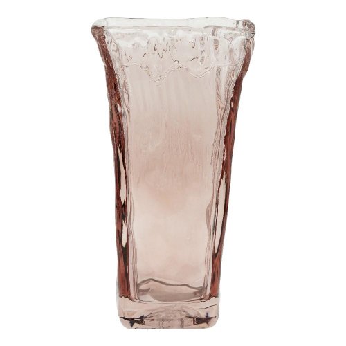 Váza ružová sklo 12,8*12,8*24,5cm - Vianočné osvetlenie