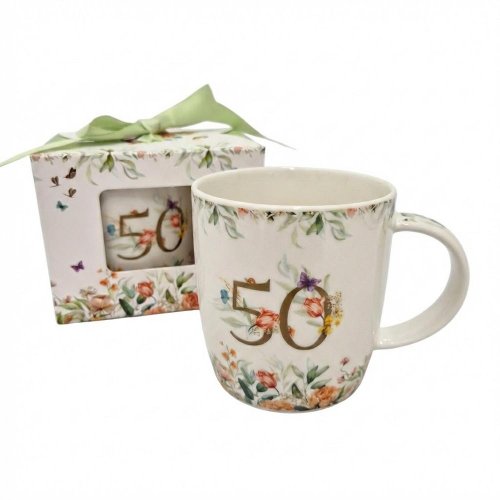 Šálka darček. výročná 50