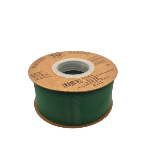 Stuha organza 4cm/20m tm zelená 5392g 54
