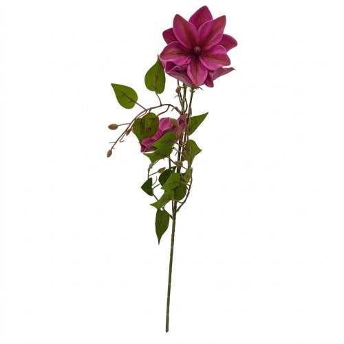 Ks clematis cyklamenový 77cm - Umelé kvety